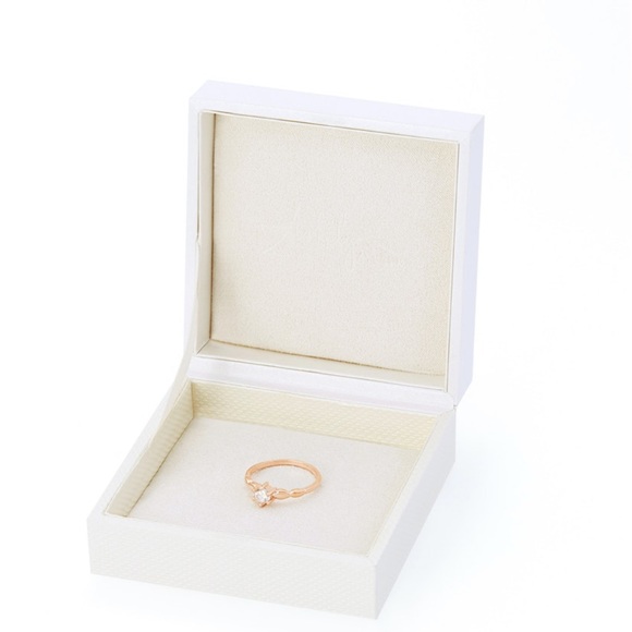 New w/o tag Ashlynn Avenue Laureline by the Sea 18KRose-Gold Plated RingSize 6 - Picture 2 of 2